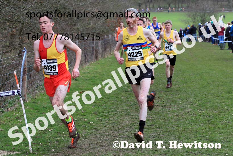 Senior Mens 2023 UK CAU Inter Counties Cross Country Champs, Prestwold Hall, Loughborough. Photo: David T. Hewitson/Sports for All Pics
